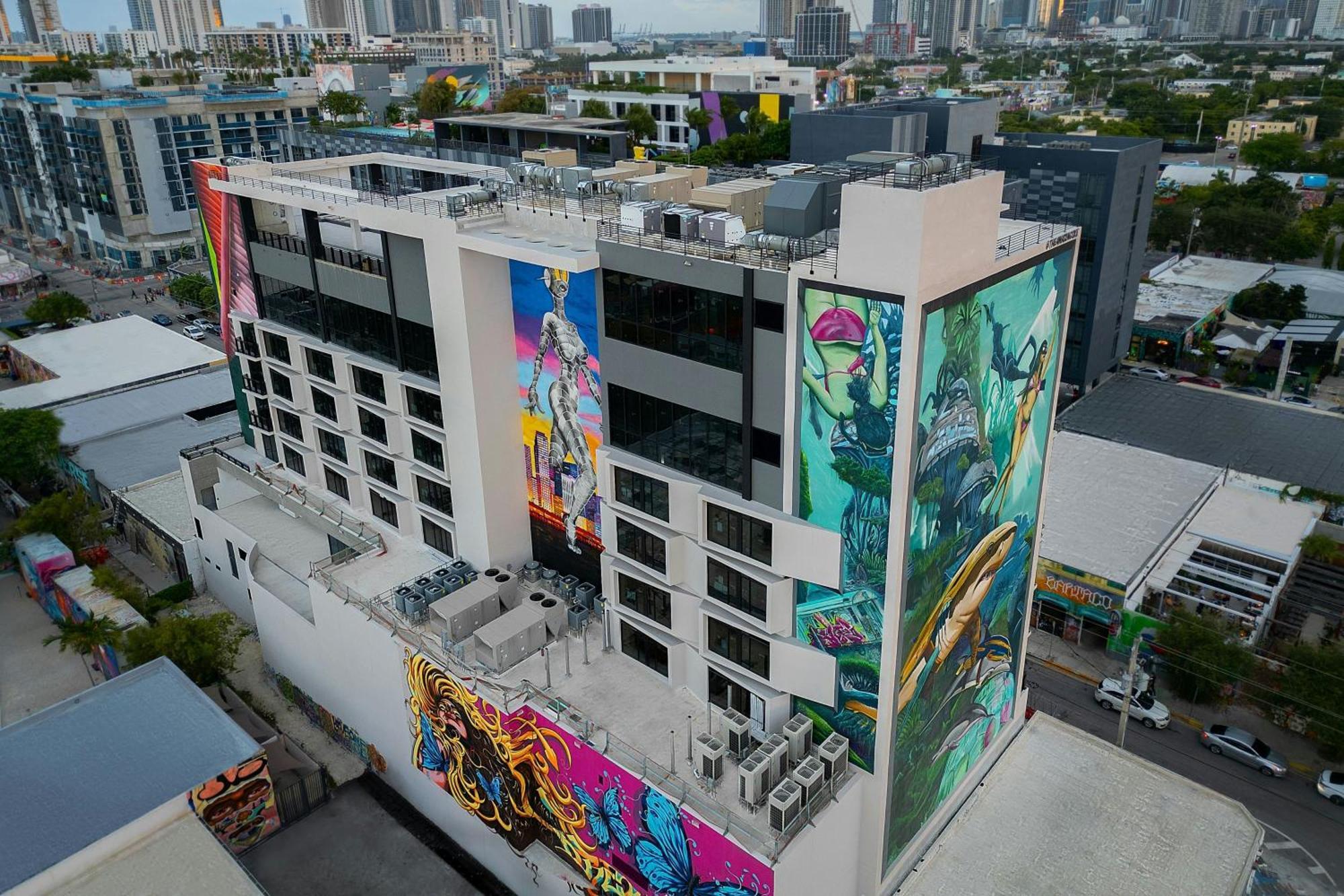 Moxy Miami Wynwood Hotel Buitenkant foto